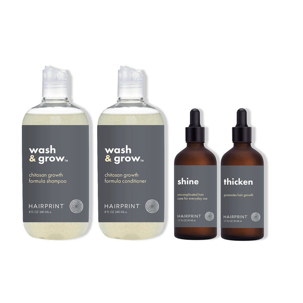 Thicken + Shine + Wash & Grow Shampoo and Conditioner set
