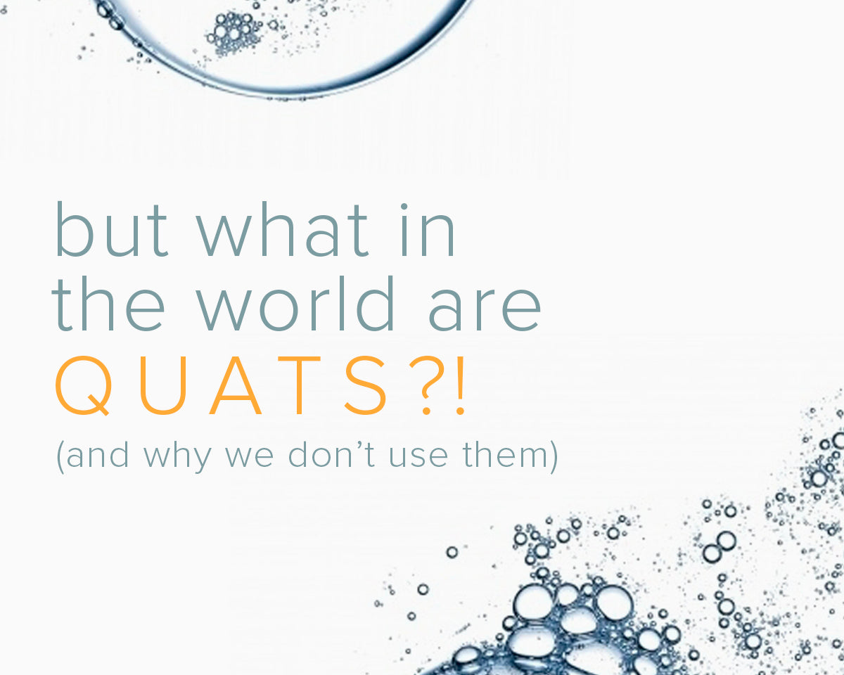 BUT WHAT IN THE WORLD ARE QUATS?