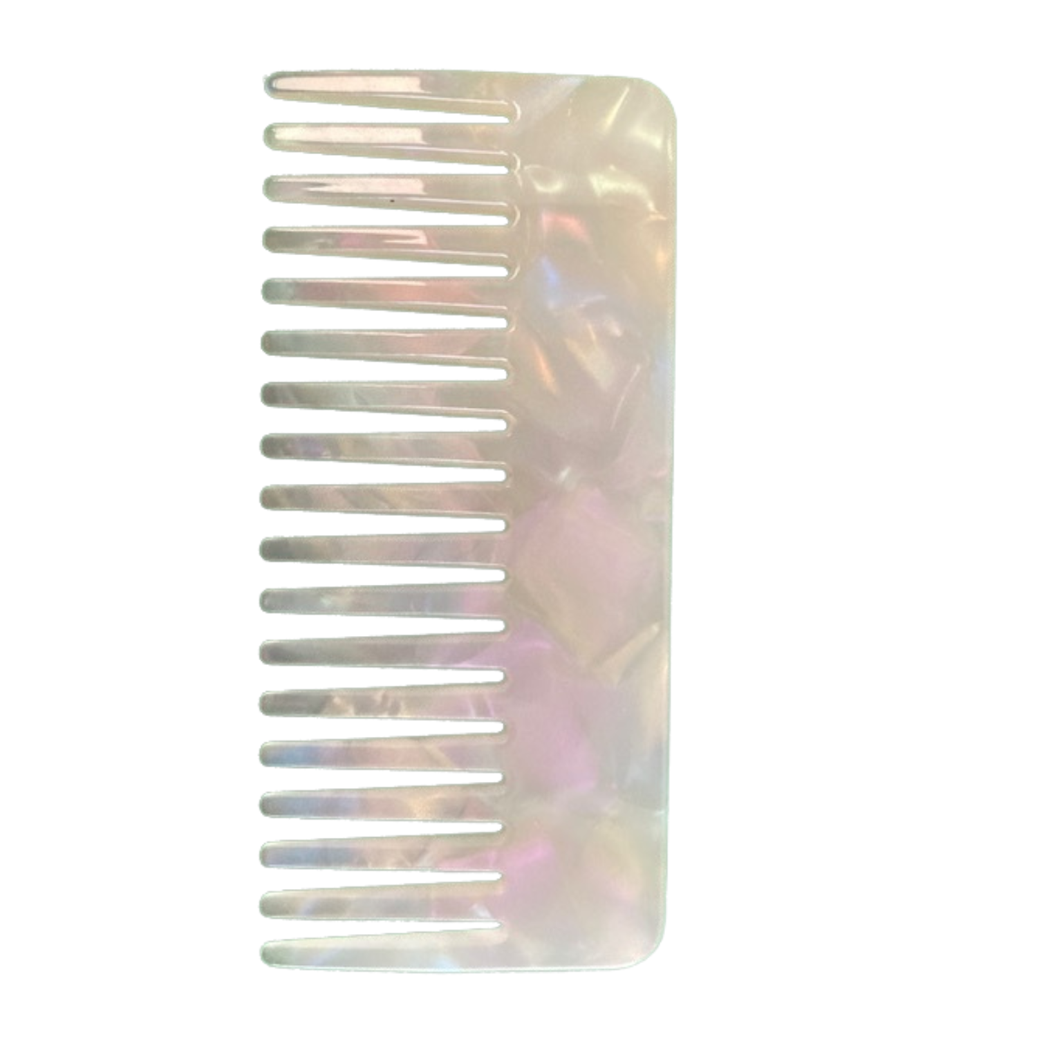4mm Stylish Resin Massage Wide Tooth Hair Cellulose Acetate Comb