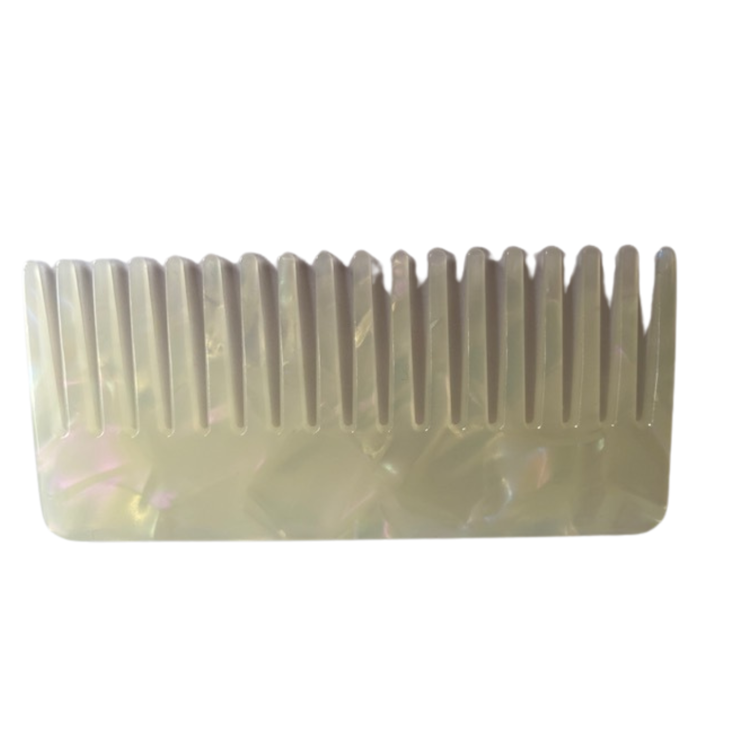 4mm Stylish Resin Massage Wide Tooth Hair Cellulose Acetate Comb