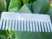 4mm Stylish Resin Massage Wide Tooth Hair Cellulose Acetate Comb